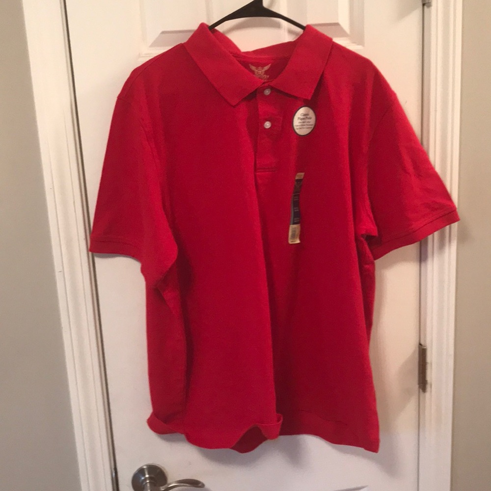 Xl red polo nwt